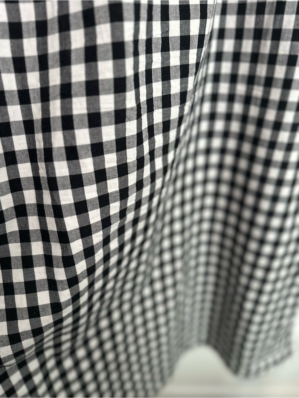 Black & White Gingham Cotton Maxi Dress Cottageco… - image 7